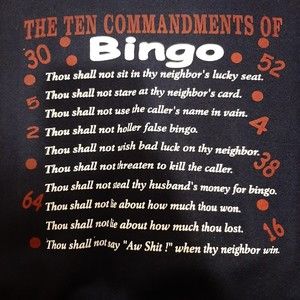 Vintage 80/90s Crewneck Sweatshirt Bingo Graphic Print Navy Blue Members Mark XL